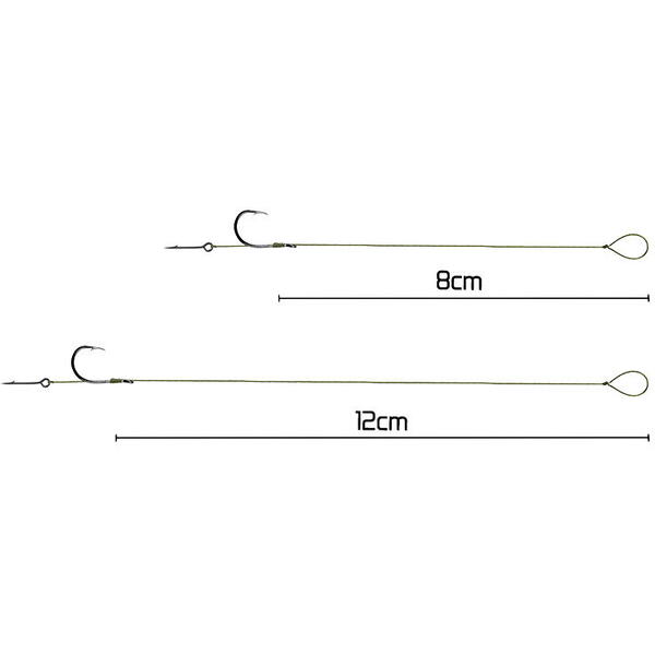 DELPHIN MONT.FEEDER NOLIMIT STING, NR.4, 8CM/15LBS, STING 7MM, 6BUC/PLIC
