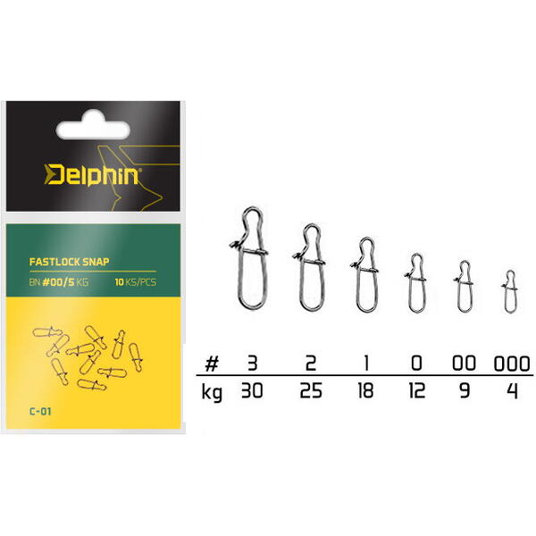 DELPHIN AGRAFA C-01/10BUC BN0 8KG