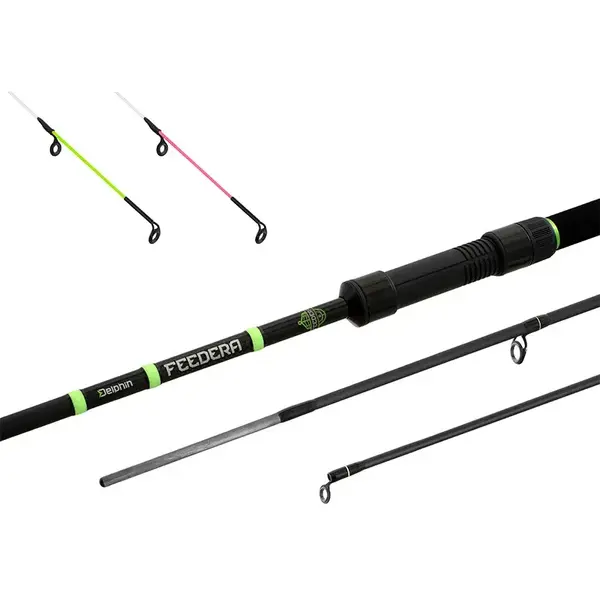 LANSETA DELPHIN 3+2BUC FEEDERA 3.60M, 100g