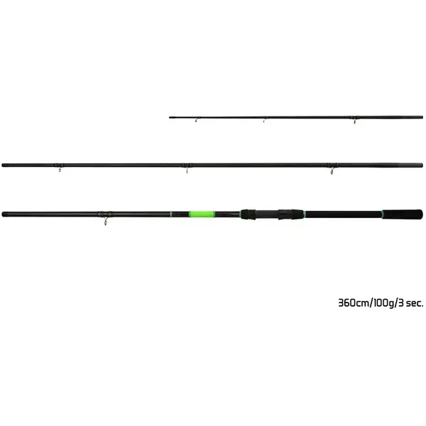 LANSETA DELPHIN 3+3BUC WASABI FEEDER NXT 3.60M, 100G