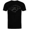 KORDA TRICOU ONE LINER TEE BLACK MAR.XXL