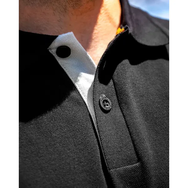 GURU TRICOU POLO AVENTUS NEGRU/GRI MAR.M