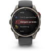 GARMIN FENIX 8 PRO AMOLED SAPPHIRE TITAN CUREA DIN SILICON GRAPHITE/BLACK 47MM EMEA