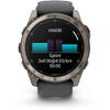 GARMIN FENIX 8 PRO AMOLED SAPPHIRE TITAN CUREA DIN SILICON GRAPHITE/BLACK 51MM EMEA