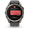 GARMIN FENIX 8 PRO AMOLED SAPPHIRE TITAN CUREA DIN SILICON GRAPHITE/BLACK 51MM EMEA