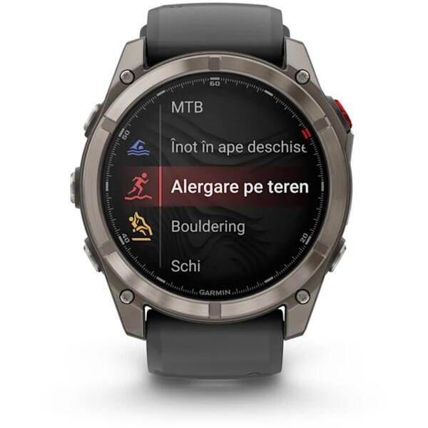 GARMIN FENIX 8 PRO AMOLED SAPPHIRE TITAN CUREA DIN SILICON GRAPHITE/BLACK 51MM EMEA