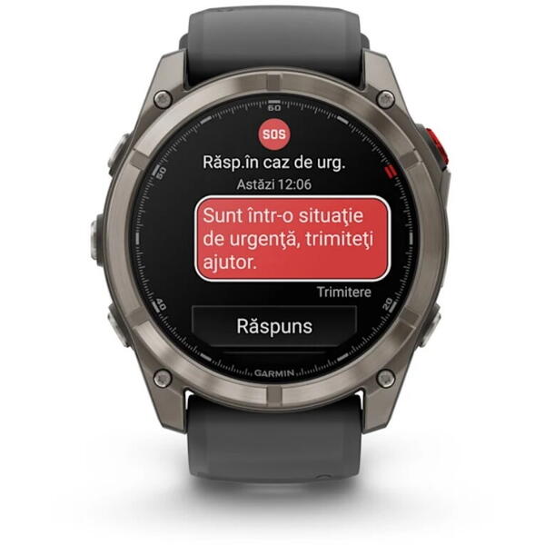 GARMIN FENIX 8 PRO AMOLED SAPPHIRE TITAN CUREA DIN SILICON GRAPHITE/BLACK 51MM EMEA