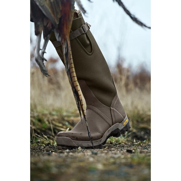 HARKILA CIZME FORESTER TEXTILE WILLOW GREEN/DEEP BROWN MAR.42
