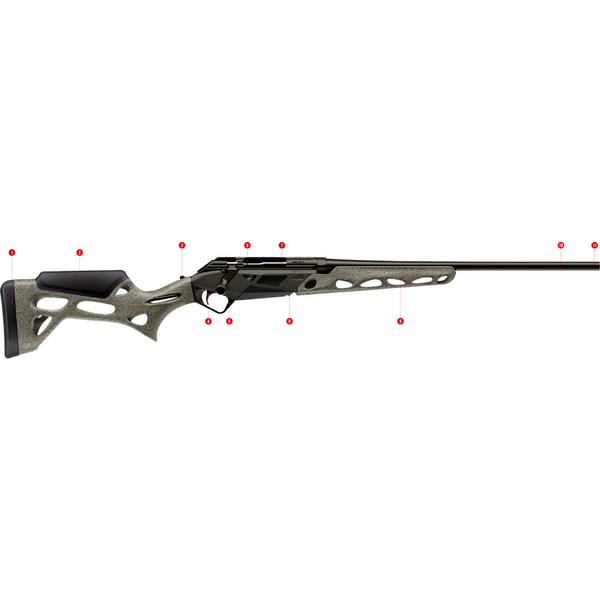 BENELLI CARAB. LUPO ALPHA BE.S.T POLY 51CM 308WIN NS