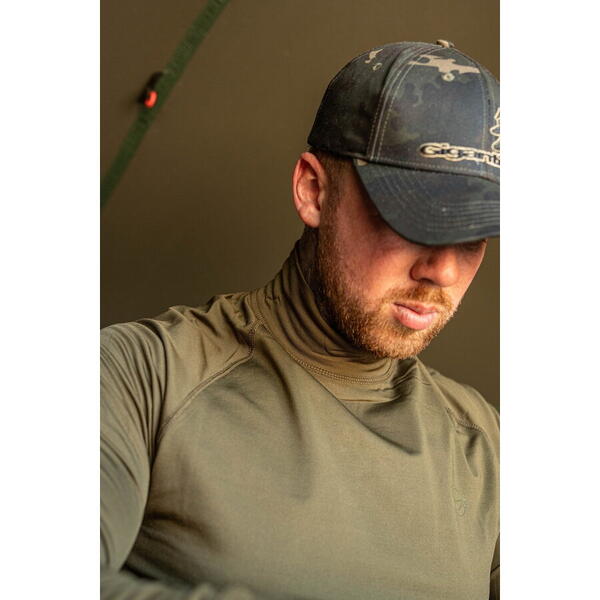 KORDA PULOVER MOCK NECK THERMAL LS SHIRT DARK OLIVE, MAR.L