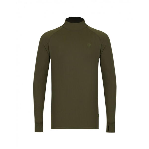 KORDA PULOVER MOCK NECK THERMAL LS SHIRT DARK OLIVE, MAR.L