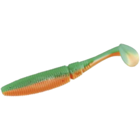NOMURA PP SHAD ROLLING 8,5CM/5,5G GREEN ORANGE 8BUC/PL