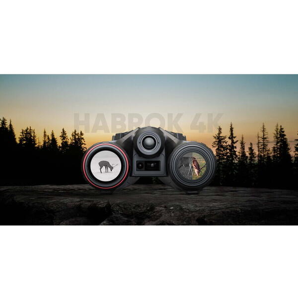 HIKMICRO BINOCLU VEDERE TERMICA HABROK 4K HE25LN LRF 5,5-22X60 256X192 64GB