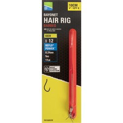 MONT. BAYONET HAIR RIGS NR.10/10CM 8BUC/PL