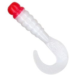 SHAD FAST STRIKE GRUBS 4,5CM WHITE RED HEAD 20BUC/PL