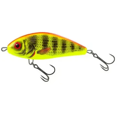 SALMO Fishing VOBLER FATSO FLO 8CM BRIGHT PERCH