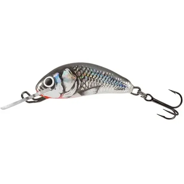 SALMO Fishing VOBLER HORNET FLO 3,5CM HOLOGRAPHIC GREY SHINER
