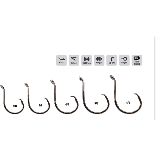 MUSTAD CIRCLE OCTOPUS 1X STRONG NR.2/0 6BUC/PL