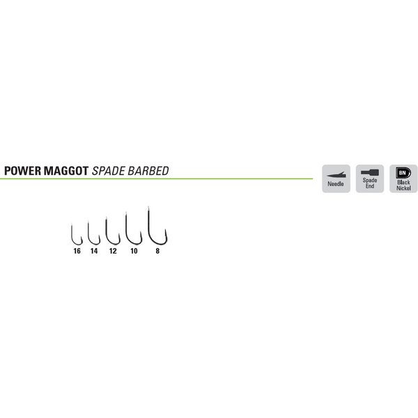 MUSTAD ULTRAPOINT POWER MAGGOT MAR.14 15BUC/PL