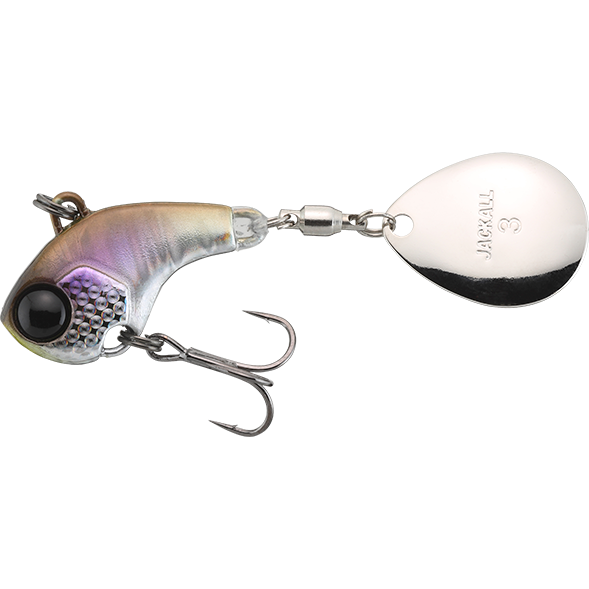 JACKALL SPINNER DERACOUP 1OZ CLEAR UP WAKASAGI