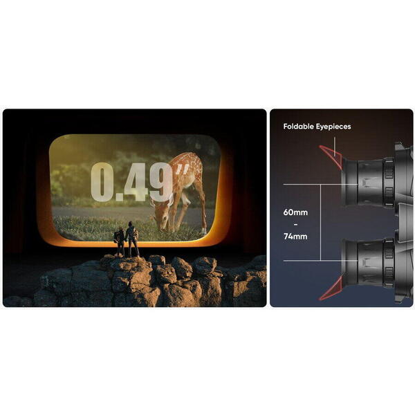HIKMICRO BINOCLU VEDERE TERMICA HABROK PRO HX60LS 1920X1080