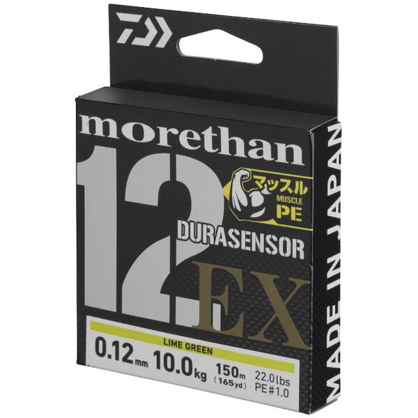 DAIWA FIR MORETHAN 12BRAID EX+SI3 014MM/12KG/150M LIME GREEN