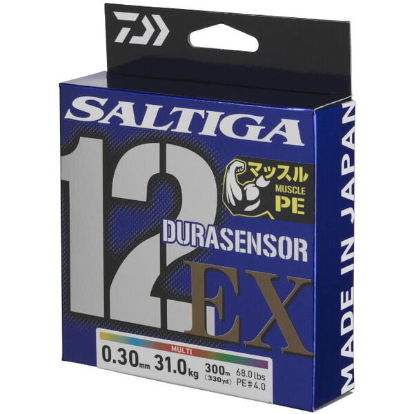 DAIWA FIR SALTIGA DURASENSOR X12 EX+SI3 MULTICOLOR 030MM/68LBS/300M