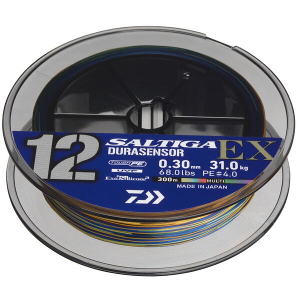 DAIWA FIR SALTIGA DURASENSOR X12 EX+SI3 MULTICOLOR 030MM/68LBS/300M