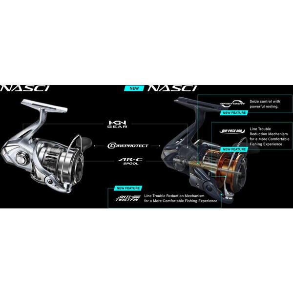 MULINETA SHIMANO NASCI FD C2000S 5+1RUL/014MMX145M/5,0:1