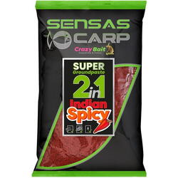 SENSAS NADA SUPER GROUND PASTE 2IN1 INDIAN SPICY 1KG