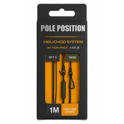 GAMAKATSU MONT.POLE POSITION HELI-CHOD 45LB WEED 2BUC/PL
