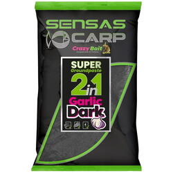 SENSAS NADA SUPER GROUND PASTE 2IN1 DARK GARLIC 1KG