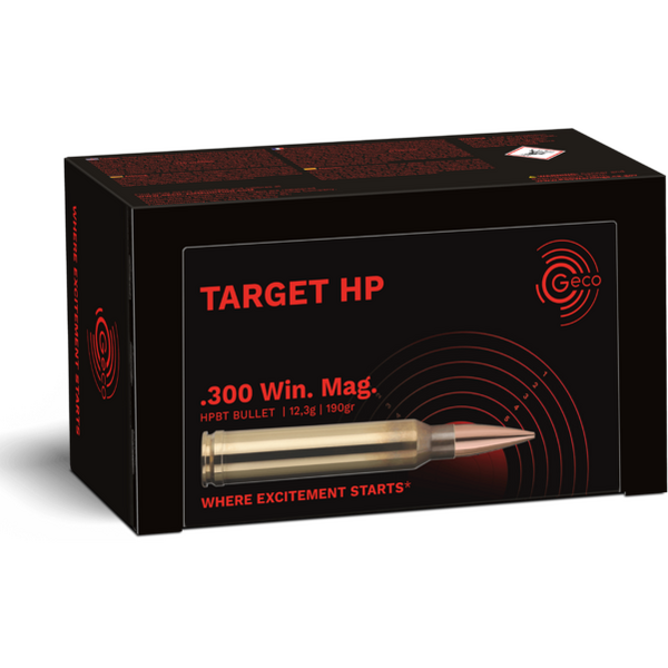 GECO CARTUS TARGET HP 300WM/12,3G NEW