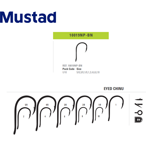 MUSTAD CARLIG ULTRAPOINT EYED CHINU NR.2 12BUC/PL