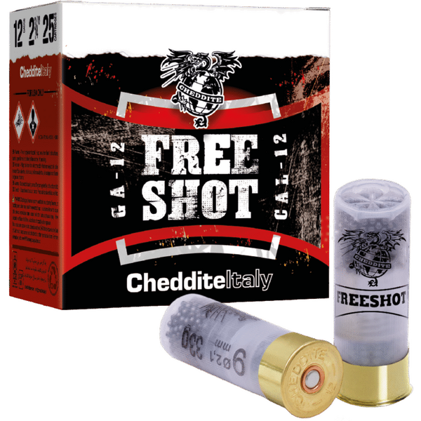 CHEDDITE CARTUS FREE SHOTS CAL.12/70/33G/1,9MM(10)