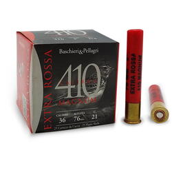 BASCHIERI & PELLAGRI CARTUS EXTRA ROSSA 410 CAL.36.21G.2,4MM(7.5)