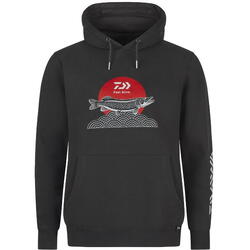 DAIWA HANORAC HOODIE JAPAN PIKE CHARCOAL MAR.2XL
