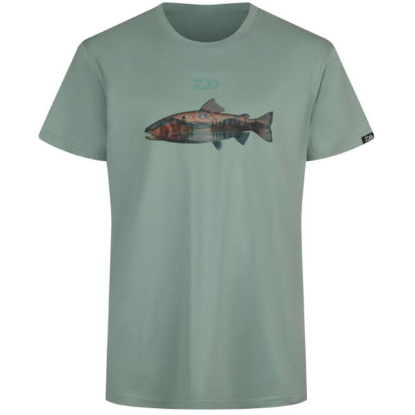 DAIWA TRICOU D-VEC T-SHIRT TROUT PISTACCIO MAR.L