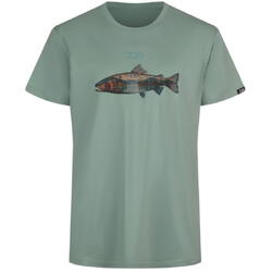 TRICOU D-VEC T-SHIRT TROUT PISTACCIO MAR.L