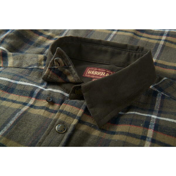 HARKILA CAMASA PAJALA SHIRT  WILLOW GREEN CHECK MAR.L