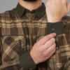 HARKILA CAMASA PAJALA SHIRT  BEIGE W/BROWN MAR.XL