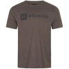 HARKILA TRICOU IDENTITY S/S BROWN MELANGE MAR.L 2BUC