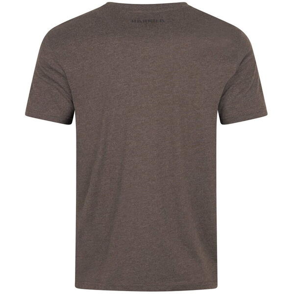 HARKILA TRICOU IDENTITY S/S BROWN MELANGE MAR.L 2BUC