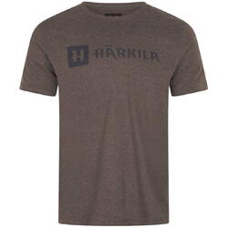TRICOU IDENTITY S/S BROWN MELANGE MAR.L 2BUC