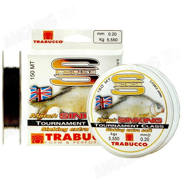 TRABUCCO FIR S-FORCE XPS MATCH SINKING 014MM/2,8KG/150M