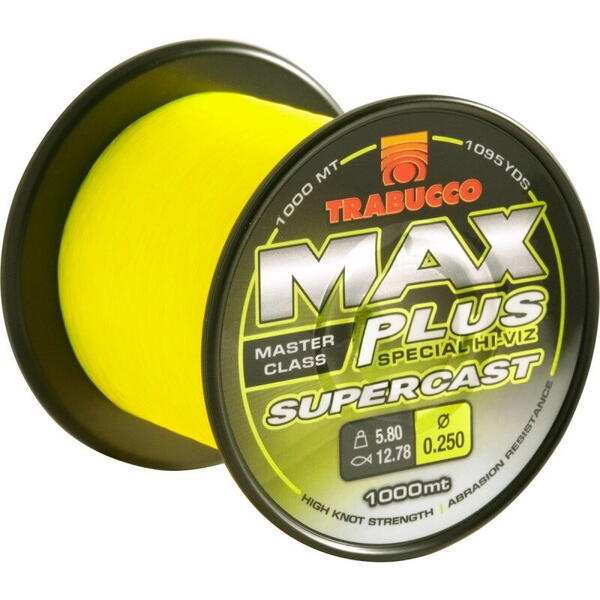 TRABUCCO FIR MAX PLUS SUPERCAST HI-VIZ FLUO 030MM/8,5KG/1000M