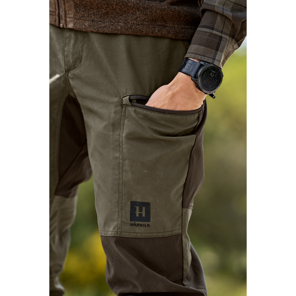 HARKILA PANTALONI FJELL GRAPE LEAF/WILLOW GREEN MAR.56