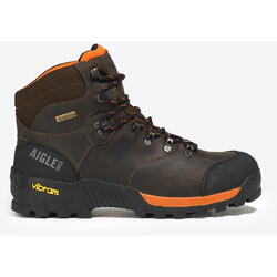 AIGLE BOCANCI ALTAVIO CUIR PIELE DARK BROWN MAR.43