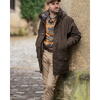 BLASER CAMASA MARVIN FLANNEL GREEN/ORANGE MAR.L (532)