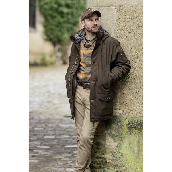 BLASER JACHETA PAMIR PARKA ARGALI DARK BROWN MAR.S(657)